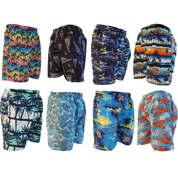 Men's Swimming Trunks, Palms - Picture 4 of 4